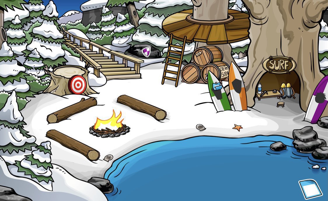 14 years ago today, the Medieval Party 2010 started. Penguins could complete Ye Knight's Quest 1 & 2 to collect some Items and even obtain the Toothbrush Pin (first time hidden). You could also find the Shield Pin at the Cove, and Wizard Hat in the Lighthouse.