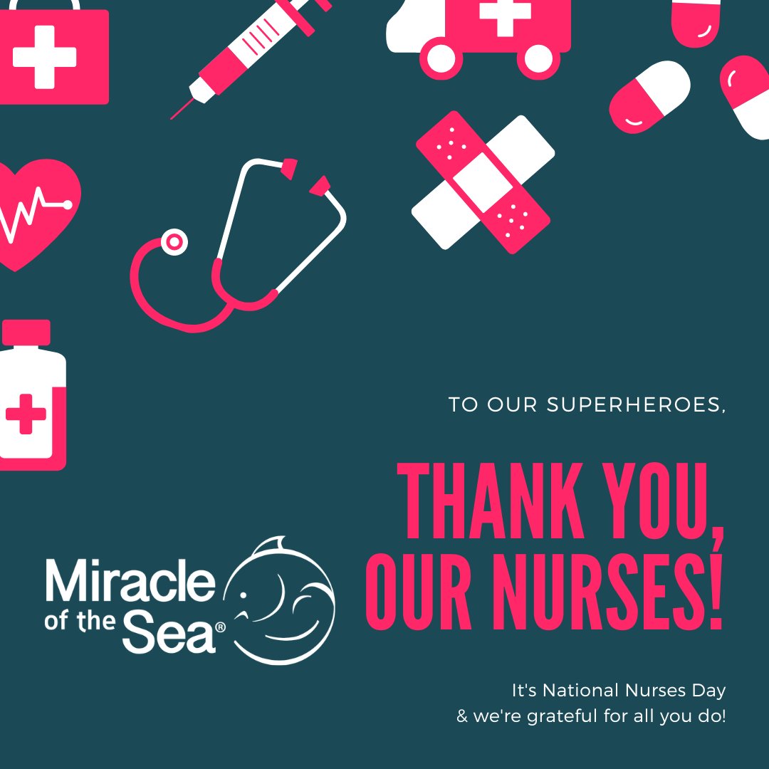 Thinking of all the wonderful nurses using Miracle of the Sea products in their practices. We appreciate you!  

#NationalNursesDay #NationalNursesWeek #NursesWeek2024