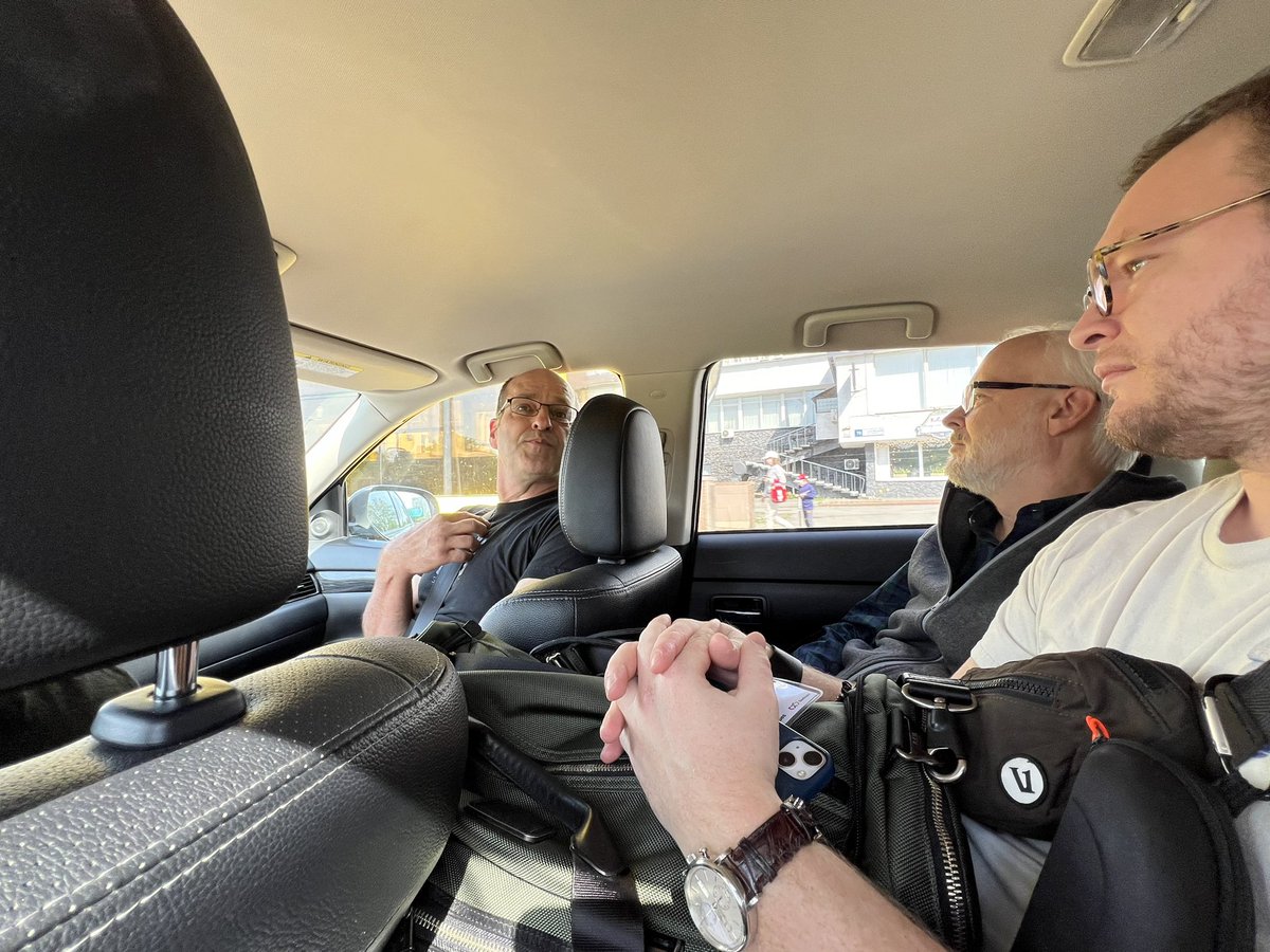 pavlentij's tweet photo. Our friends and partners from @safecast and @buildwithblues arrived to Ukraine from the US and Japan. Next days it will be a big work to start the process improving the radiation monitoring in Ukraine by deploying Radnote sensors. #RadnoteForUkraine https://t.co/ILbVOLYbIf