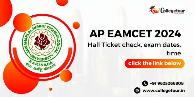 AP EAMCET 2024 Hall Ticket (Out) | 2024 | Direct Link here :- collegetour.in/news/ap-eamcet…

#APEAMCET2024 #HallTicket #EntranceExam #Admissions2024 #ExamPreparation