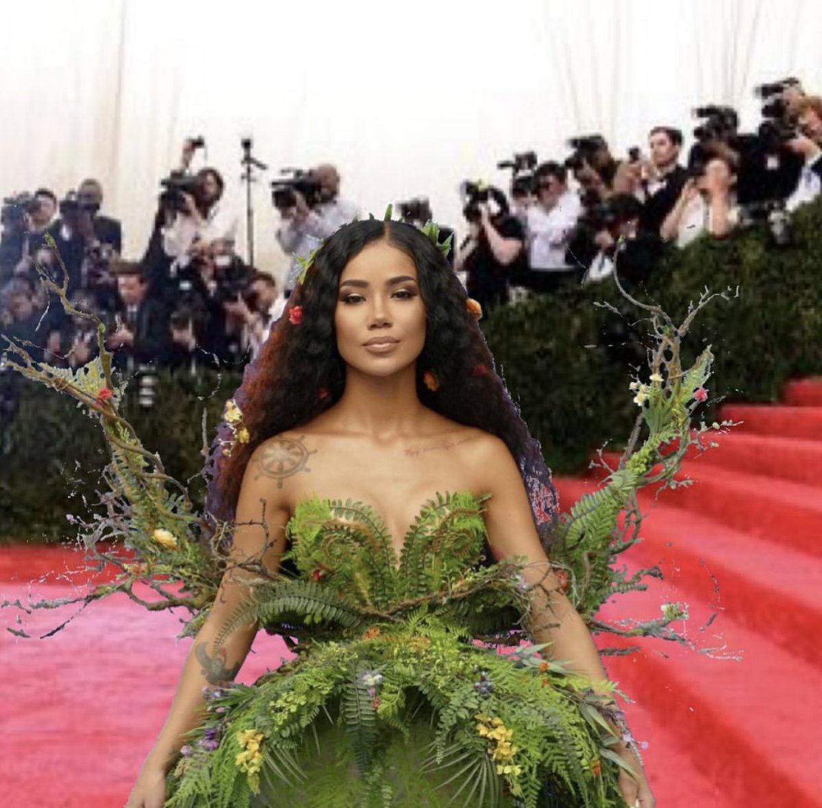 Jhené Aiko at the 2024 #MetGala 🤍, image size:1200x1180