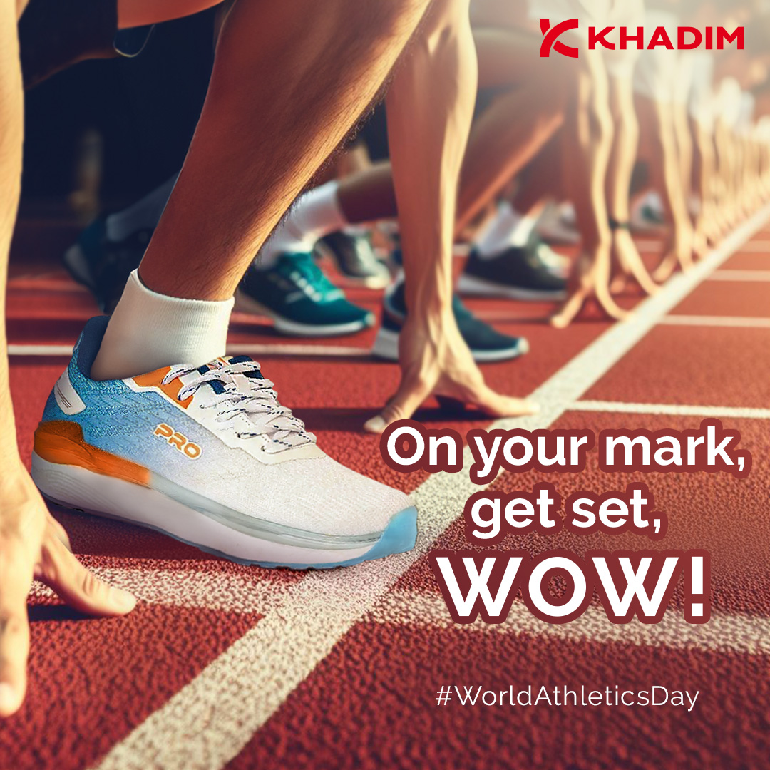 Not slow, but steady on your feet. 

Win the race of trendy styles with Khadim 

#Khadims #ItsWOWItsKhadim #WorldAthleticsDay #style #sneakers