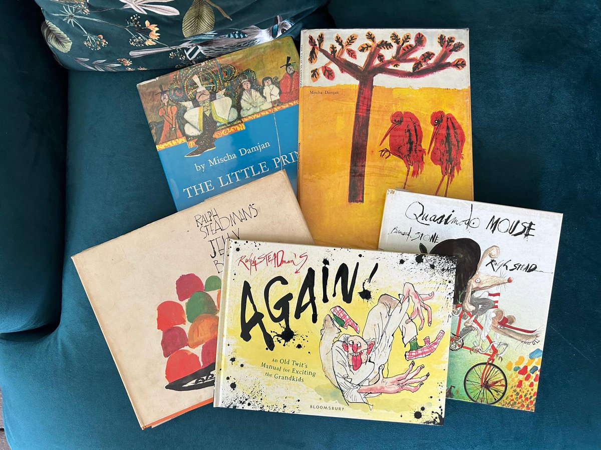 Start them young on their artistic journey with these wonderful children's books! These are just a handful of Ralph's works for kids, for the rest check out our website: ralphsteadman.com/collection/chi… #ChildrensBookWeek #RalphSteadman #Books #Illustration