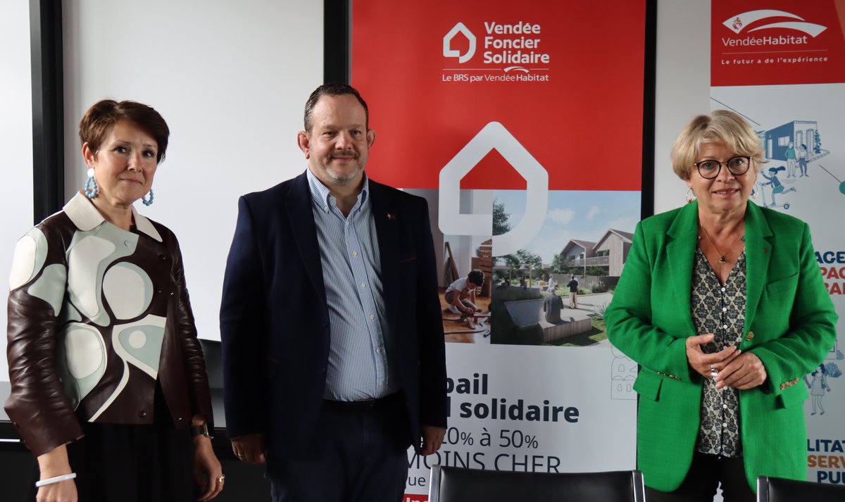 #Logement 🏠 <a href="/VendeeHabitat/">Vendée Habitat</a> développe le Bail réel solidaire (BRS) à travers Vendée foncier solidaire (<a href="/ofs_vendee/">Vendée Foncier Solidaire</a>).
Le BRS ? Dispositif permettant l'accès à la propriété en dissociant le bâti du foncier. Il permet un accès au logement 20 à 50 % moins cher que le prix du marché.