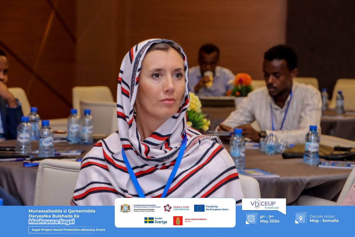 Day 2 of the #SAGAL Project Social Protection Advocacy Event in #Mogadishu is underway! Presentations are currently ongoing, delving into the crucial findings of this impactful project for the Somali community. Stay tuned for insights and updates! #SagalProject #SocialProtection
