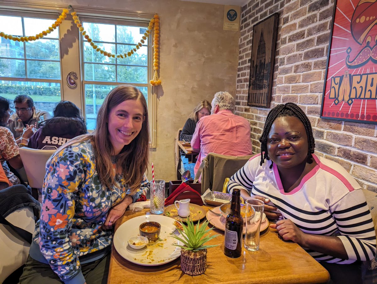 My birthday dinner yesterday in Cambridge, UK! Looking forward to our SPM meeting today on Buisness dependency on Nature's contribution to people!