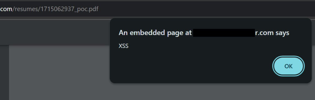 Stored XSS via pdf upload 🫡❤️

Tip: Upload files and check the response. Sometimes We can see the path of the uploaded file.

#BugBounty #bugbountytips