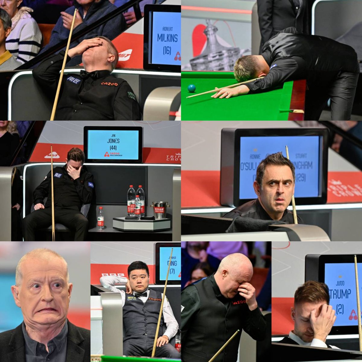 No snooker today 😫😭
#snooker #WorldChampionship
📸 Imago-images
