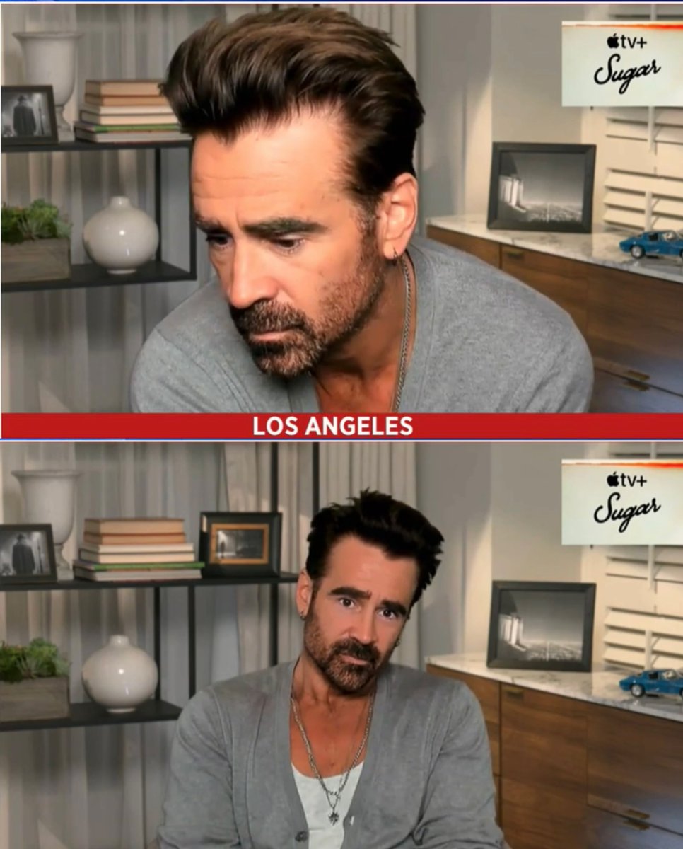 New Interview · 'Sugar'
'I appreciate you waking up early. I know it's very early there in LA. Are those pajama pants you have on right now?'
Colin Farrell: 'They might be.'
🔗: youtu.be/AycYY5PcEbI?si…
youtu.be/0_vfnVniGtE?si…
#ColinFarrell #Sugar