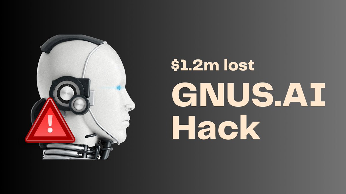 The Gnus.AI Discord hack led to losses of $1.27 #million, as attackers accessed team members' private messages, obtaining the #walletaddress and minting 100 million #faketokens. 
How can you safeguard from such? Find out!!! #CryptoHack #crypto #WikiBit