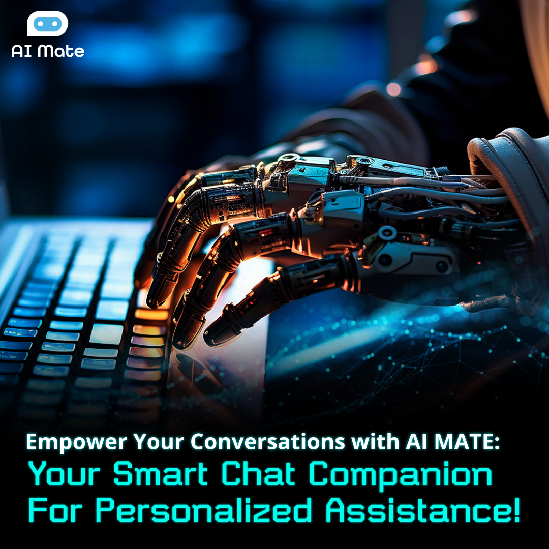 Unlock a personalized chat experience with AI Mate! Say goodbye to emotional distractions and unresolved issues. Let AI Mate handle it all, saving you precious time! 💬✨ 

#AIMate #PersonalizedChat #TimeSaver