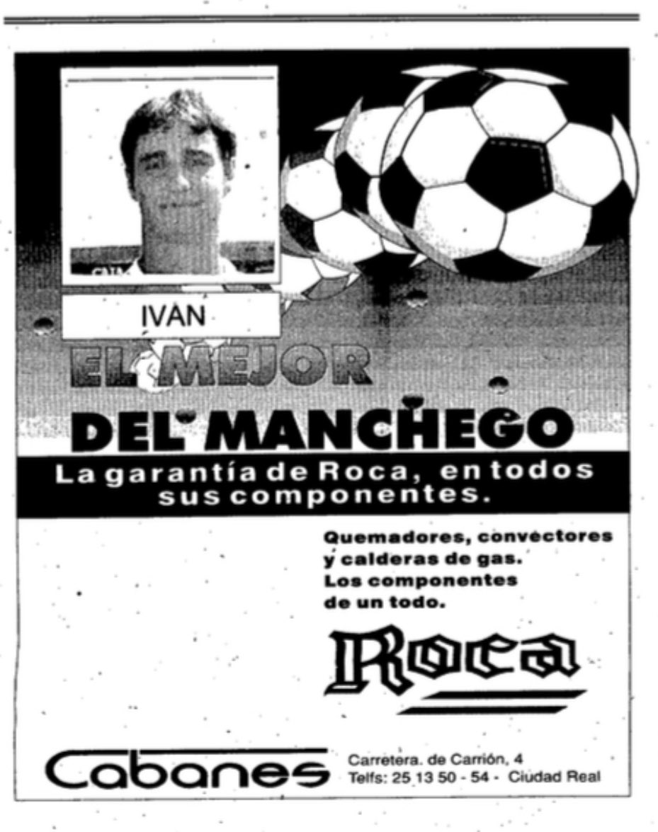 Jornada 15 8/12/1996 victoria del @RealAvilesInd 1-0 en el Estadio Muro de Zaro. “Terminó la racha”. El mejor jugador del #CDManchego para @Lanzadigital @ivanhelguera1
