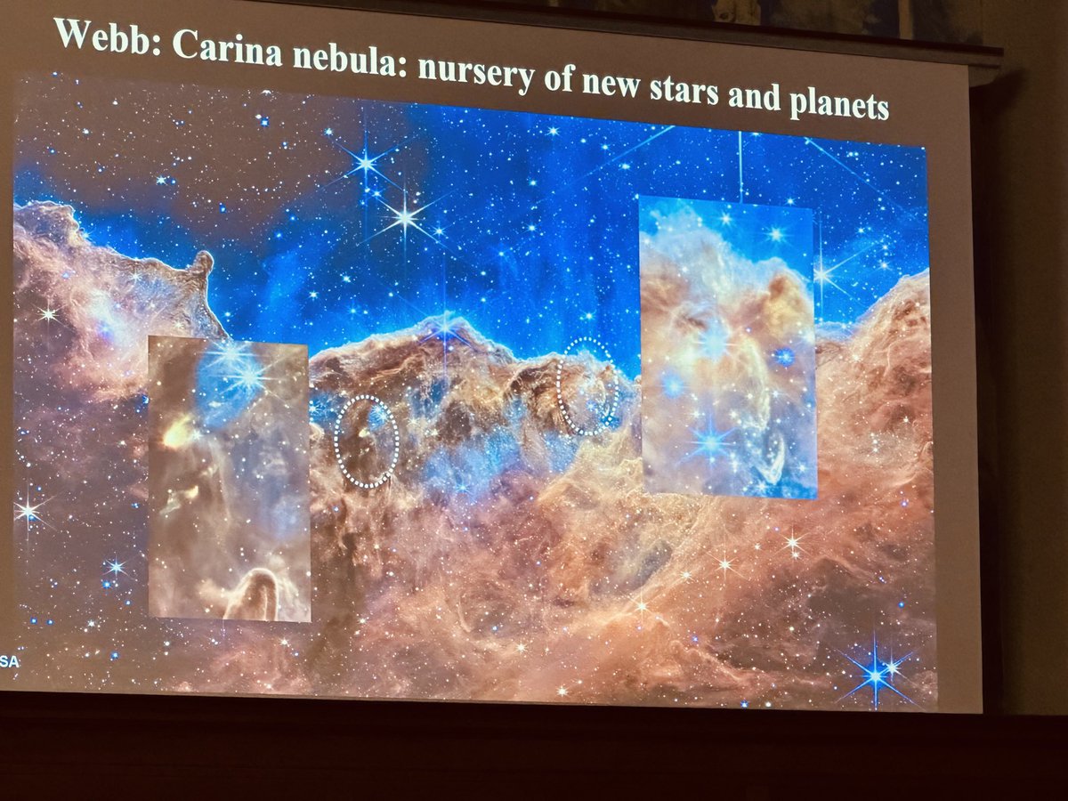 Excellent lecture by Jonathan P. Gardner working at ⁦@NASAWebb⁩ (NASA Goddard Space Flight Center) on first science results from Webb. ⁦@SGGroningen⁩ #HendrikdeWaardLecture ⁦@univgroningen⁩ ⁦@Harvard⁩