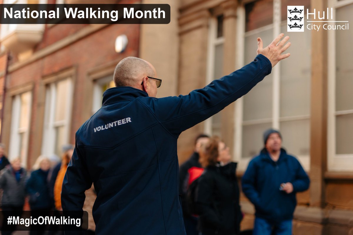 Want to find out more about Hull’s 800 years of maritime heritage?

The @HullMaritime guided walks take place on Thursdays, Saturdays & Sundays.

Book your FREE place, here: eventbrite.co.uk/e/hull-maritim…

#NationalWalkingMonth I #MagicOfWalking I @GetHullActive