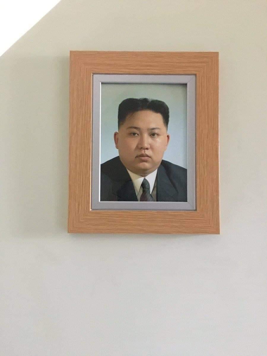 I changed my brother's photo on my dad's stairs to Kim Jong-un and my dad still hasn't noticed after 2 weeks. The most dullest photo I could find!