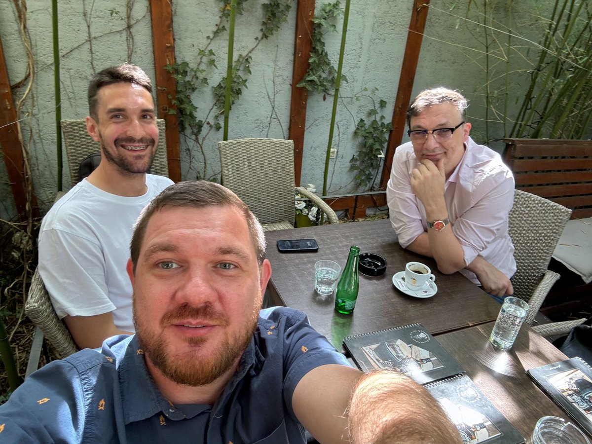 Catching up with the Archetype AI dev team in Belgrade. It's incredible how easy it is to build a distributed team worldwide these days. Still, nothing beats face-to-face interaction.