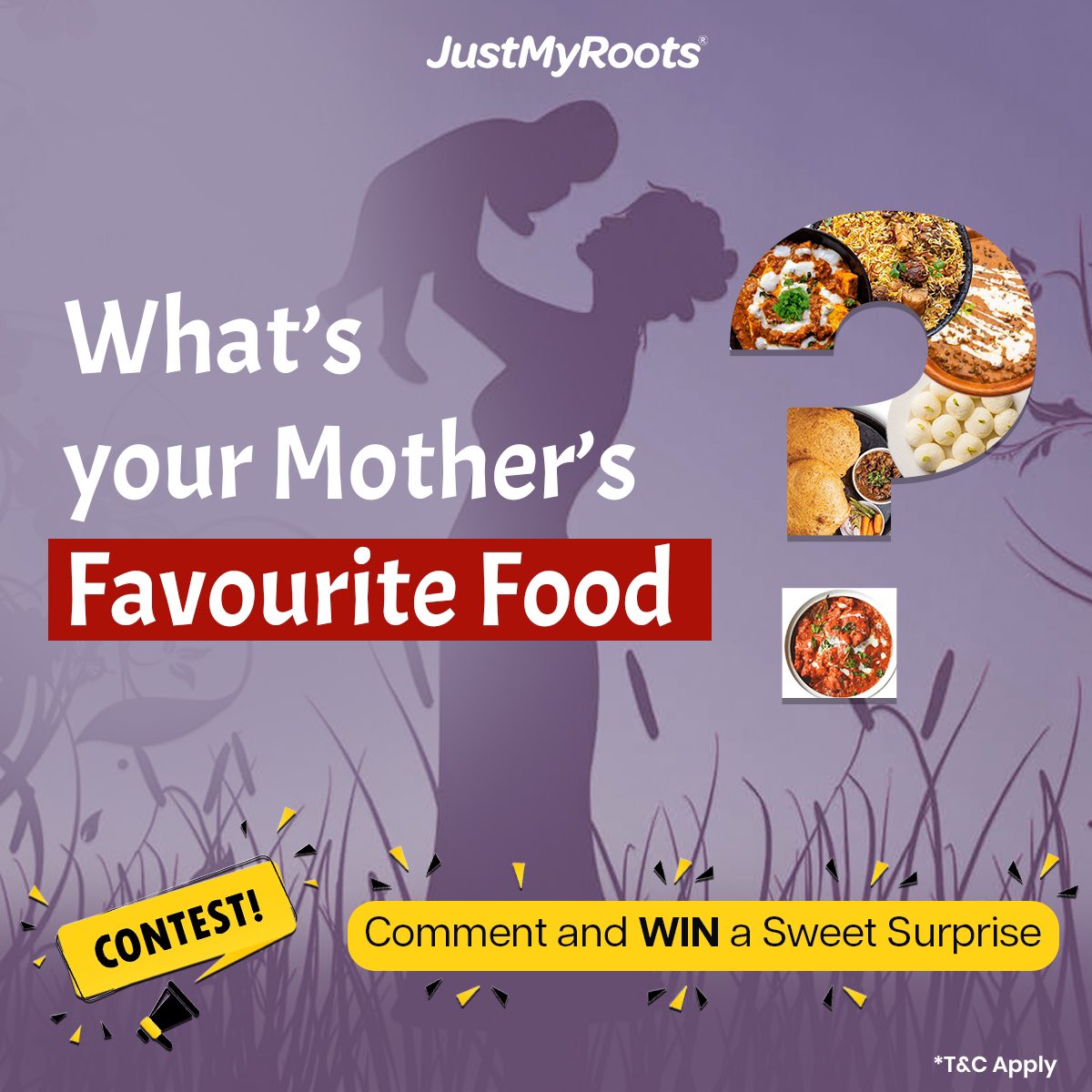 #ContestAlert Making this #MothersDay more special with #JustMyRoots. Contest Rules: 1. You must follow the @Just_My_Roots page. 2. Tag 3 of your friends to take part in the contest. 3. Duration: 7th - 12th May 2024 4. Winner to be announced on 15th May 24 *T&C Apply