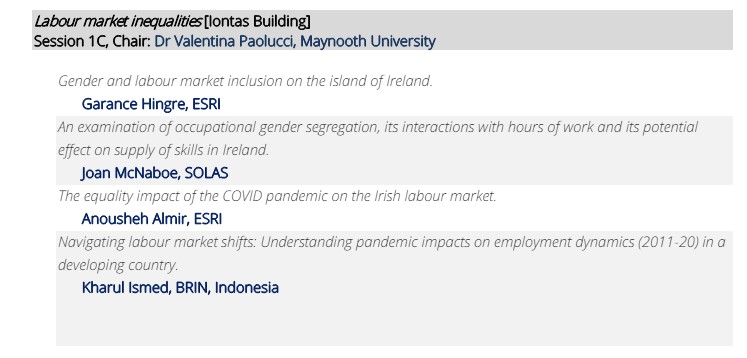The 12th Annual NERI Labour Market Conference - @MaynoothUni on 16 May. In Session 1 presentations from the following organisations - @irishcongress @tcddublin @ucddublin @ESRIDublin @UCC @eurofound @SETUIreland Registration here - nerinstitute.net/events/2024/12…