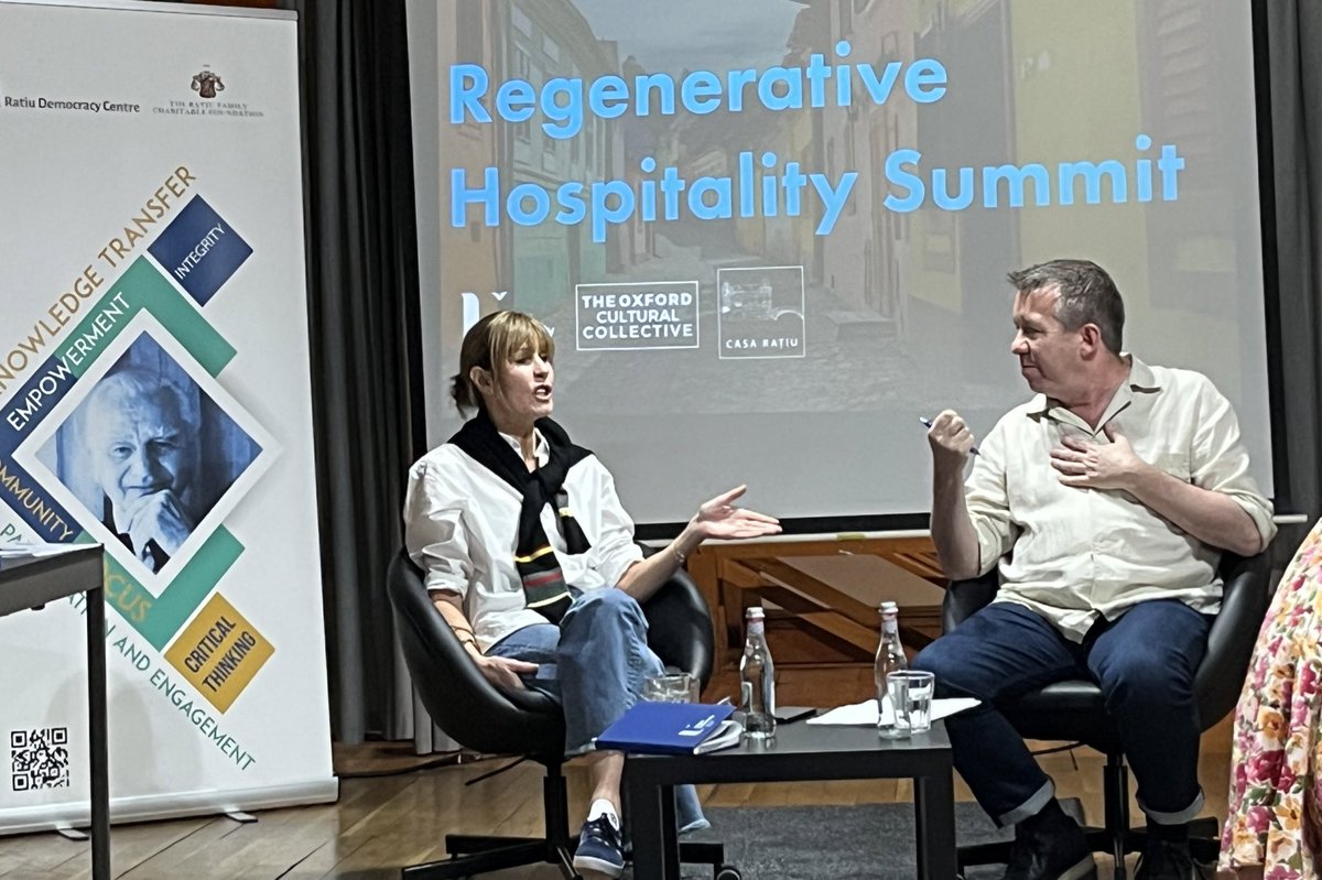 “Beauty and deliciousness”- A key approach to helping small farm holdings not only survive but thrive. Chefs have a huge responsibility to lead by example &amp; shape consumer demand for local produce. Amazing chat w/Skye Gyngell <a href="/heckfieldplace/">Heckfield Place</a> <a href="/Spring_LDN/">Spring</a> #RegenerativeHospitality