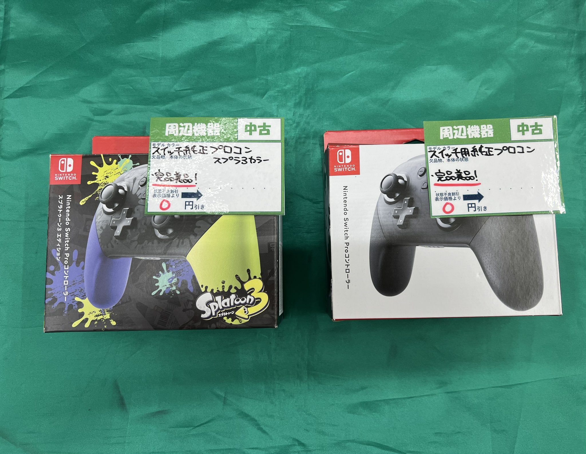 Switch一式+スプラ純正プロコン Joy-Conグリップなし Switch一式+スプラ純正プロコン Joy-Conグリップなし