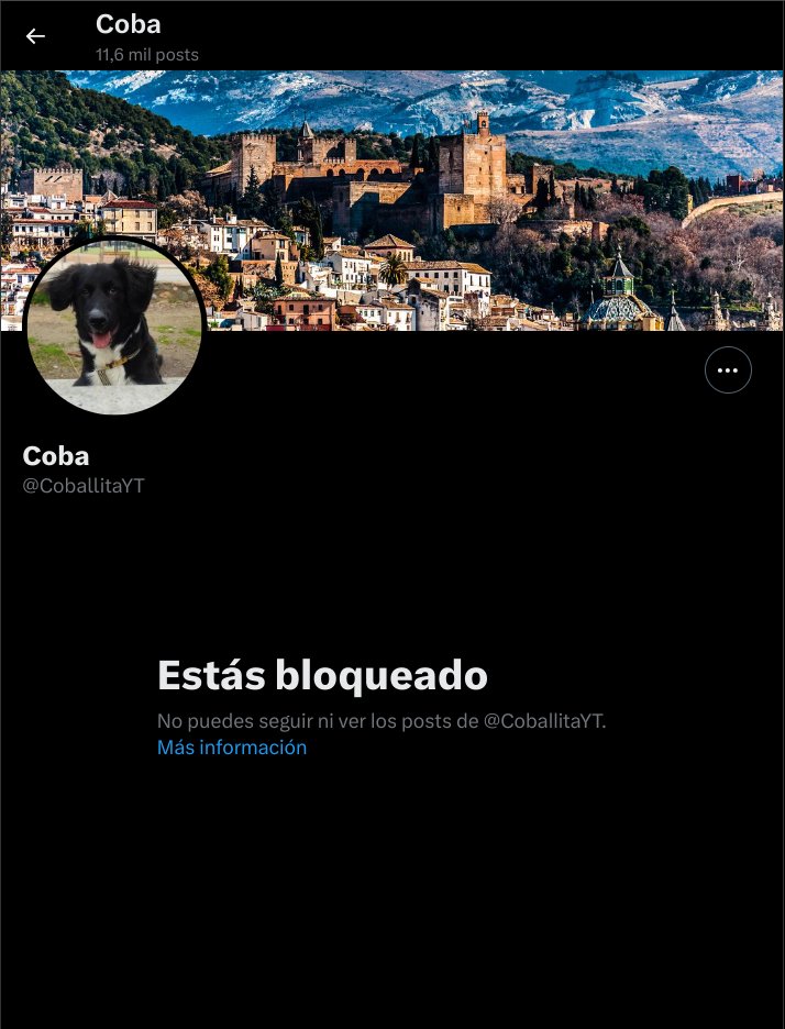 alguien mas sigue block, ahi a gente que la a desbloqueado Pd.: COBA TE AMO en verdad no que te follen