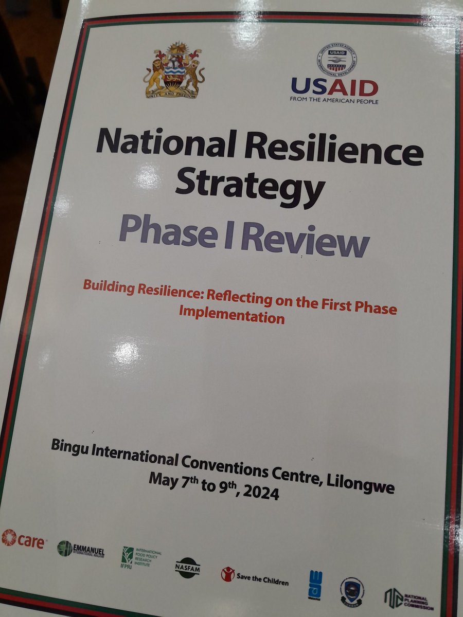 Concern Worldwide Malawi (@concernmalawi) on Twitter photo Excited to join the National Resilience Strategy Phase I Review meeting hosted by <a href="/MalawiGovt/">Malawi Government🇲🇼</a>, <a href="/DisasterDept/">Department of Disaster Management Affairs-DoDMA</a>, <a href="/USAIDMalawi/">USAID Malawi</a>, <a href="/TitukulaneRFSA/">TitukulaneRFSA</a>, <a href="/NPCMalawi/">National Planning Commission (Malawi)</a> & <a href="/Luanarofficial/">Luanar</a> to discuss progress in building resilience in Malawi in the face of increasing climate change & disasters. Excited to join the National Resilience Strategy Phase I Review meeting hosted by <a href="/MalawiGovt/">Malawi Government🇲🇼</a>, <a href="/DisasterDept/">Department of Disaster Management Affairs-DoDMA</a>, <a href="/USAIDMalawi/">USAID Malawi</a>, <a href="/TitukulaneRFSA/">TitukulaneRFSA</a>, <a href="/NPCMalawi/">National Planning Commission (Malawi)</a> & <a href="/Luanarofficial/">Luanar</a> to discuss progress in building resilience in Malawi in the face of increasing climate change & disasters.