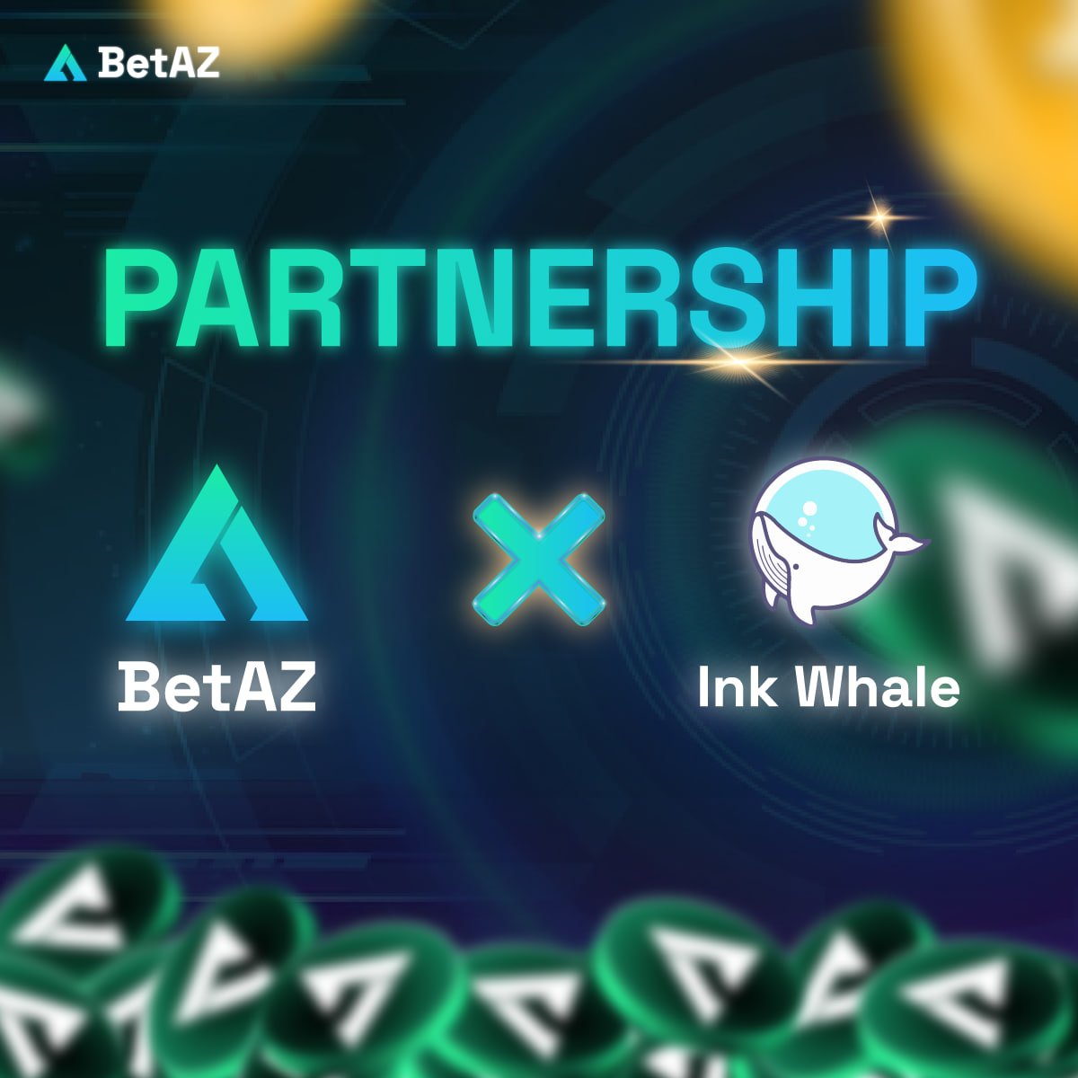 🚀 Exciting news! We're thrilled to announce our partnership with @inkwhale_net! Get ready for some awesome collabs: 💰 Hosting a massive #Airdrop 🎉 Our token launching on Ink Whale LaunchPad 🤝 Cross marketing & support And more! Join us as we soar to new heights together!…