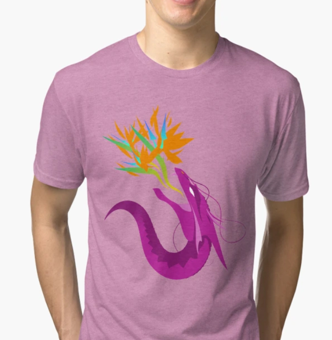 En redbubble.com/es/people/tudi… tenemos 5 nuevos colores de camiseta de tejido mixto (¡y van 14!) #camisetas #colores #colors #Tshirts #regalos #ideasregalo #gifts #giftideas #dragon #dragones #dragons
