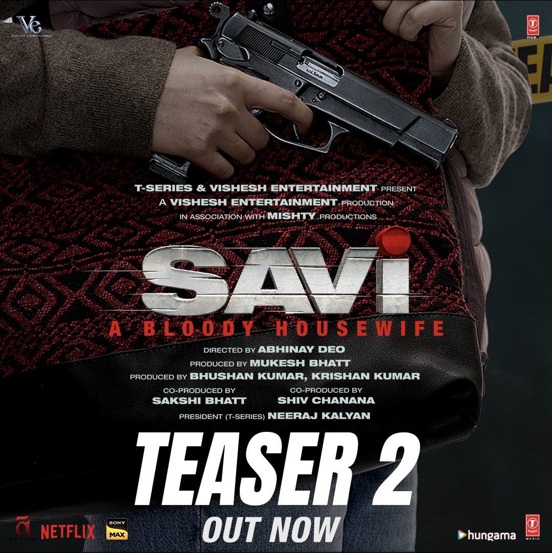 Vishesh Films (@visheshfilms) on Twitter photo With each tick of the clock, #Savi's fate hangs in the balance. What will she do?
#SaviABloodyHousewifeTeaser 2 out now!
bit.ly/Savi-ABloodyHoβ¦
#SaviABloodyHousewife in cinemas 31st May, 2024.
<a href="/AnilKapoor/">Anil Kapoor</a> #DivyaKhossla #HarshvardhanRane <a href="/deo_abhinay/">AbhinayRameshDeo</a>
<a href="/TSeries/">T-Series</a> <a href="/_VisheshEnt_/">Vishesh Entertainment</a> With each tick of the clock, #Savi's fate hangs in the balance. What will she do?
#SaviABloodyHousewifeTeaser 2 out now!
bit.ly/Savi-ABloodyHoβ¦
#SaviABloodyHousewife in cinemas 31st May, 2024.
<a href="/AnilKapoor/">Anil Kapoor</a> #DivyaKhossla #HarshvardhanRane <a href="/deo_abhinay/">AbhinayRameshDeo</a>
<a href="/TSeries/">T-Series</a> <a href="/_VisheshEnt_/">Vishesh Entertainment</a>