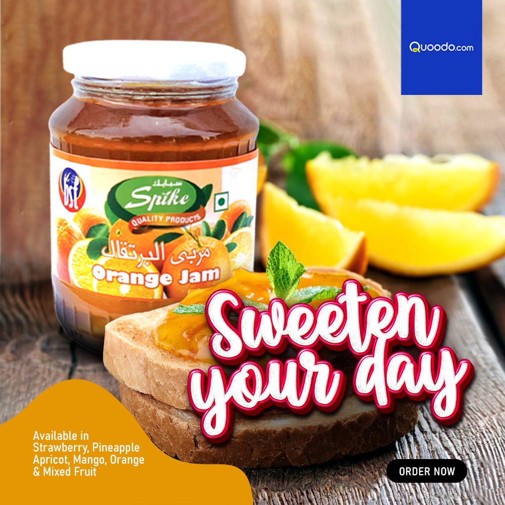 Sweeten your day with a dollop of these yummilicious 😋 treats from Spike. Hurry! Stock up on your favorite flavors now at best deals from Quoodo 🛒 to enjoy with your toast  🥪

#spikejam #jams #orangejam #condiments #groceryessentials #onlinegrocery #quoodo