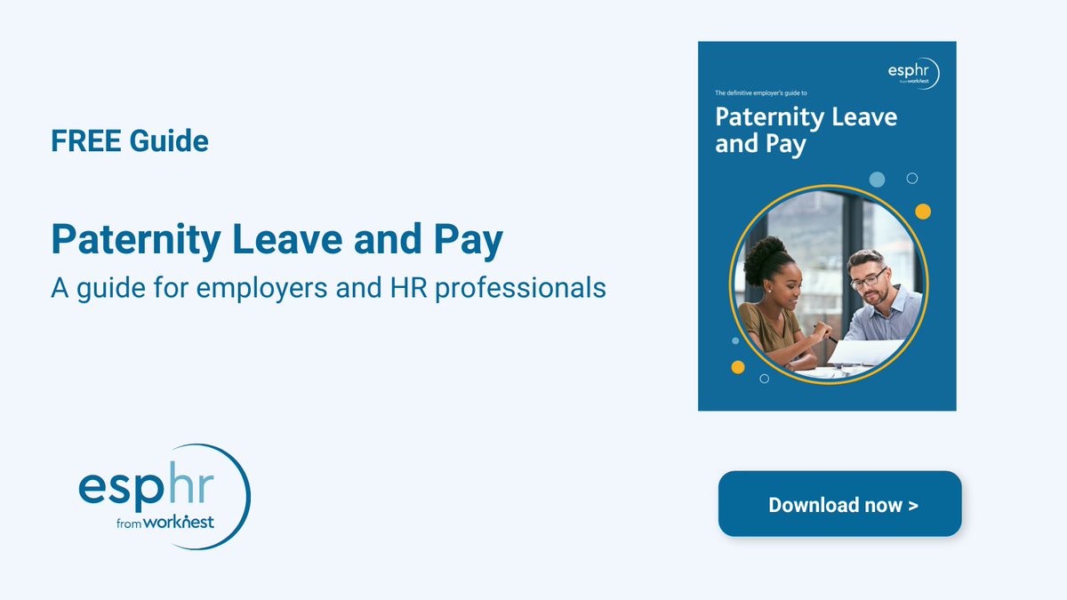 Are you up to speed on paternity leave and pay regulations? Explore our definitive guide to Paternity Leave and Pay for expert tips, essential warnings and to avoid common mistakes: esphr.co.uk/access-your-re…

#EmploymentLaw #HumanResources #PaternityLeave #ParentalLeave