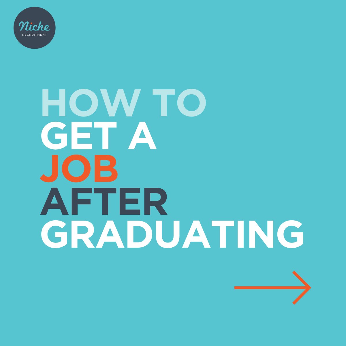 🔸 Build your networks. 

🔸 Create a strong personal brand.

🔸 Consider temporary work. 

🔸 Partner with a specialist recruitment agency. 

Are you graduating this year? Need support with finding your first role? 

We're here to help. 

📞 01793 230469
nicherecruitment.co.uk