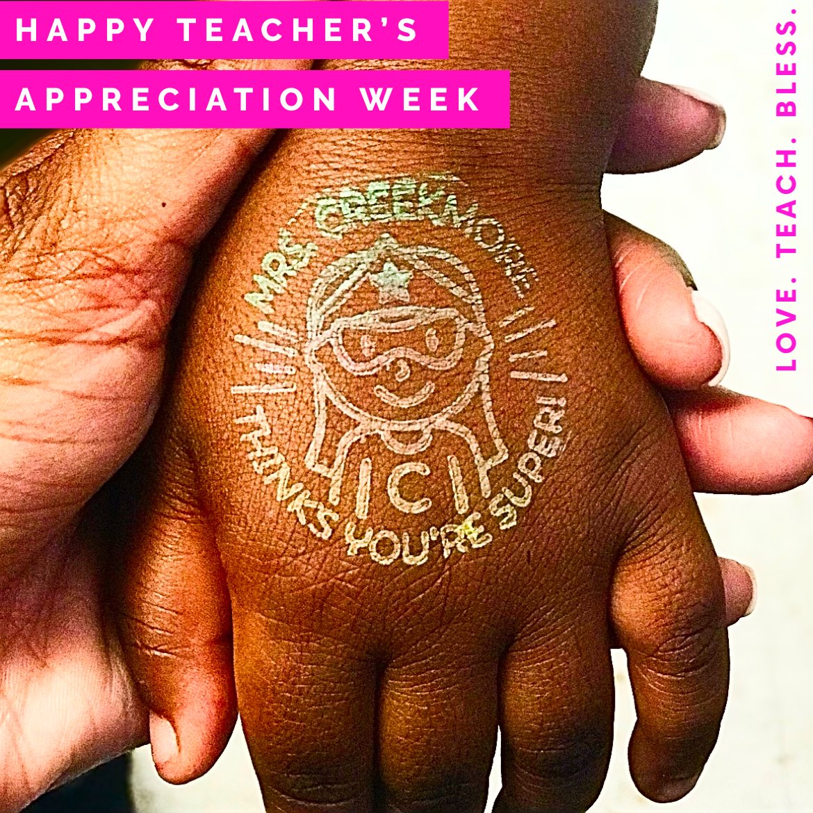Happy Teacher’s Appreciation Week! #payteachersmore #givethemaseatatthetables #appreciation
