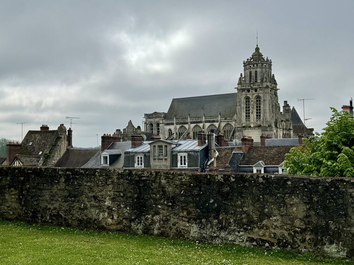 My blipfoto today Gisors Church as seen from the castle grounds, France