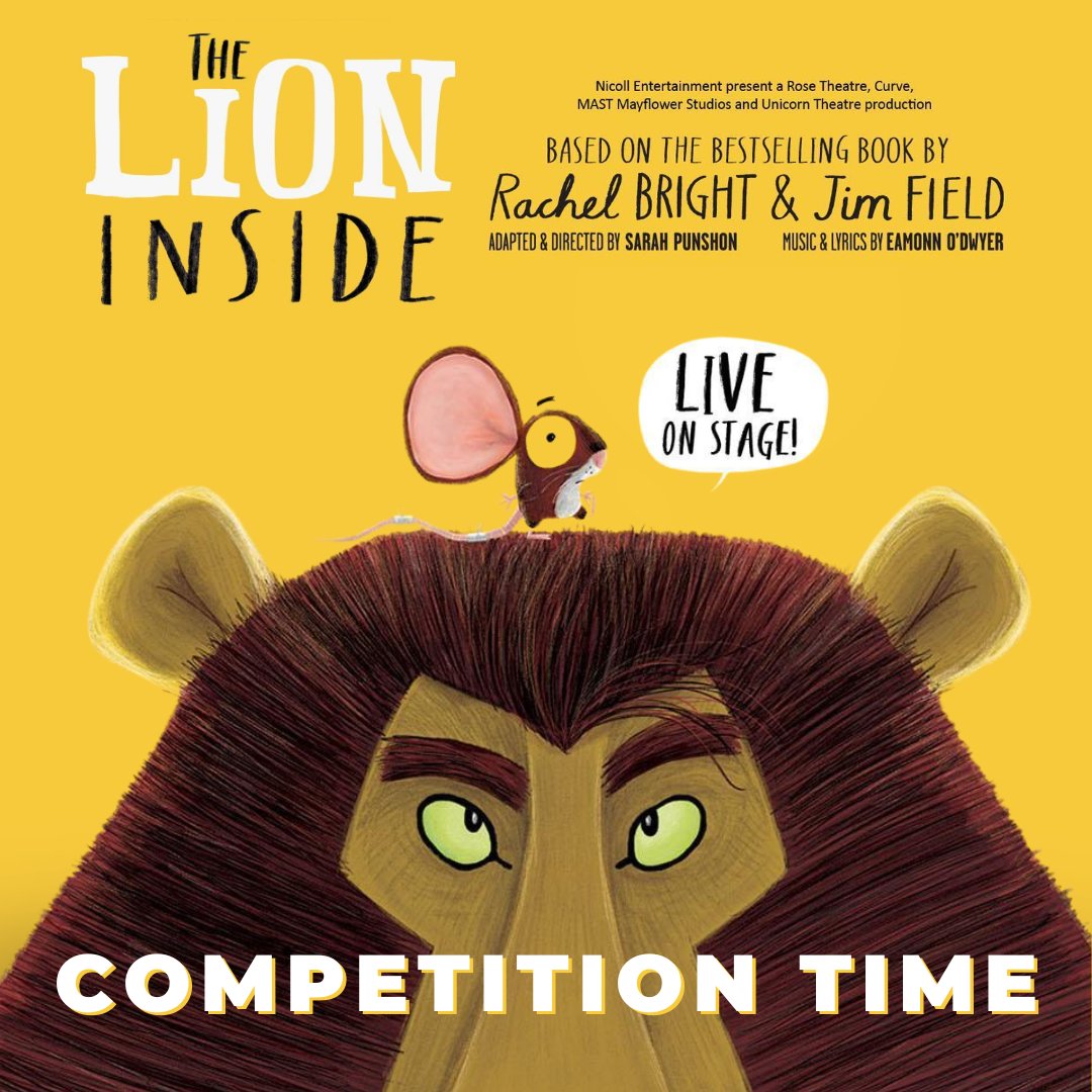 Who wants to win a family ticket to see the brand-new stage adaptation of The Lion Inside based on the best-selling story by Rachel Bright & Jim Field?

📆 Friday 17th May 2024
📍 Swansea Grand Theatre

Head to our Facebook or Instagram page to enter now!