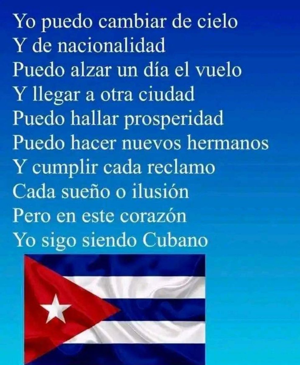 'Por eso canto a las flores, y a la mañana que inspira, le canto a Cuba querida la tierra de mis amores'. #DeZurdaTeam @DeZurdaTeam_