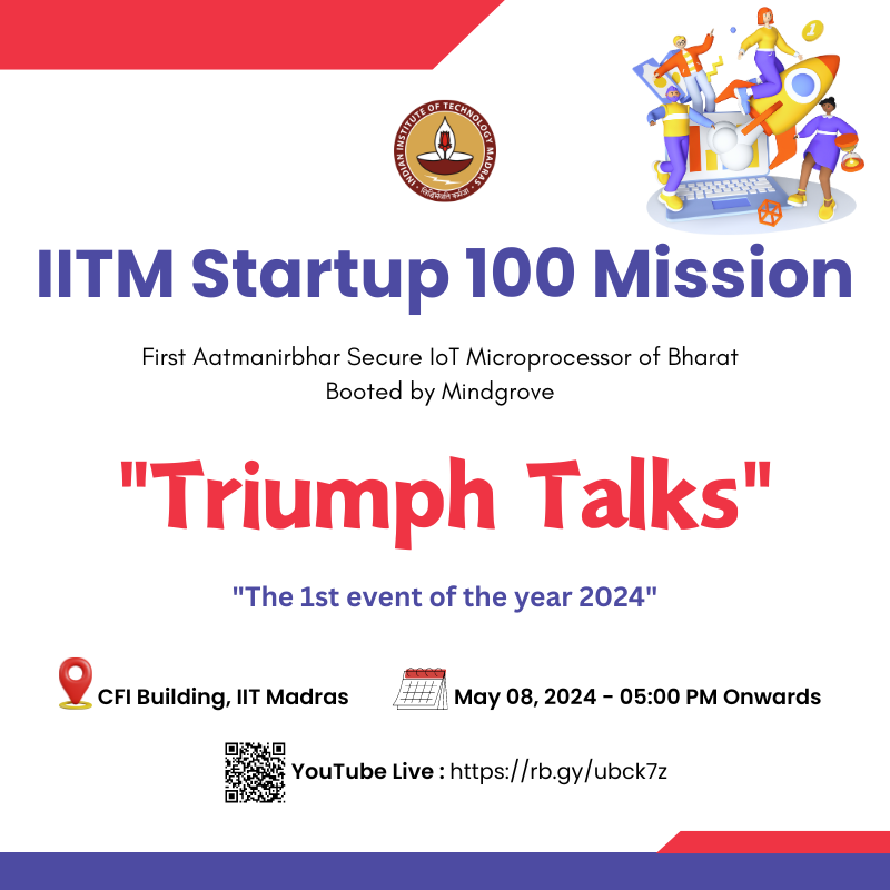 India's 1st Secure IoT Microprocessor Takes Off.  #IITMStartup100

We are happy to announce the successful design, manufacturing, and bootup of Bharat's first commercial RISCV-based secure IoT system on chip by Mindgrove Technologies, an @iitmadras 
and ‍@IITMPravartak