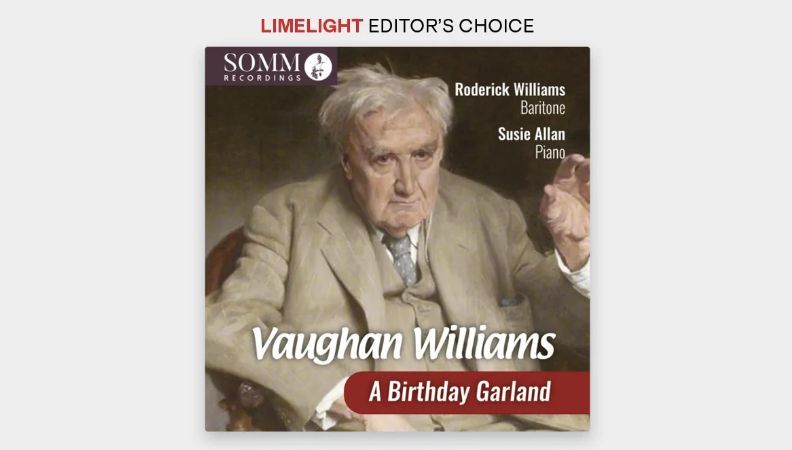 'The baritone has been singing this collection, his ‘fantasy birthday party concert’, in recitals with pianist Susie Allan and their collaboration has been honed to perfection for this album ' - @LimelightArtsAu on @RGCWbaritone's Vaughan Williams, A Birthday Garland.