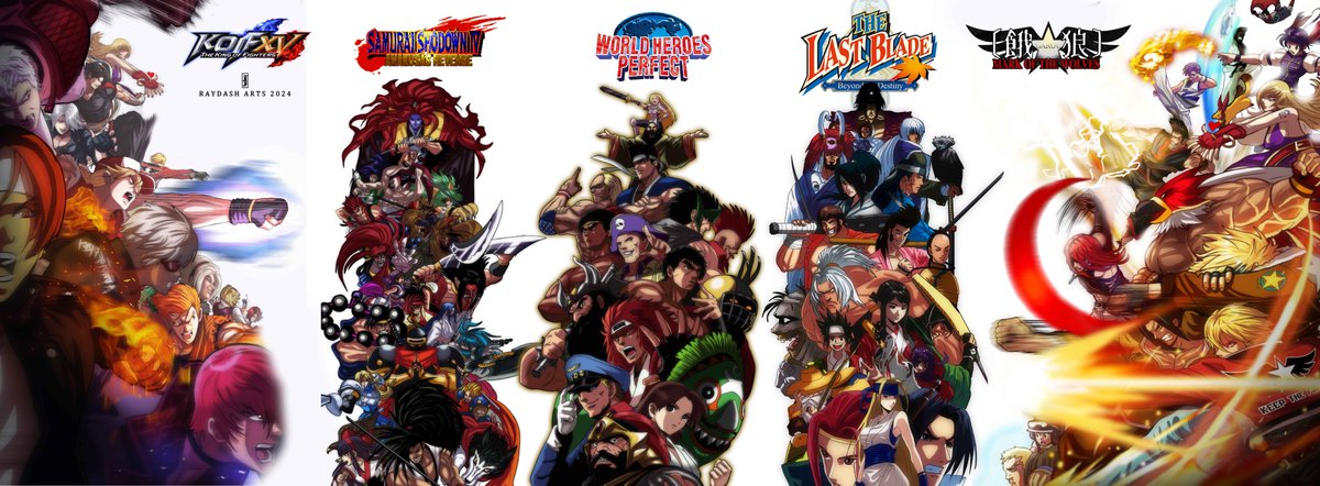 Which snk classic games is your favorite #thekingoffightersxv #samuraishodown #worldheroesperfect #thelastblade #garoumarkofthewolves #snk #raydasharts