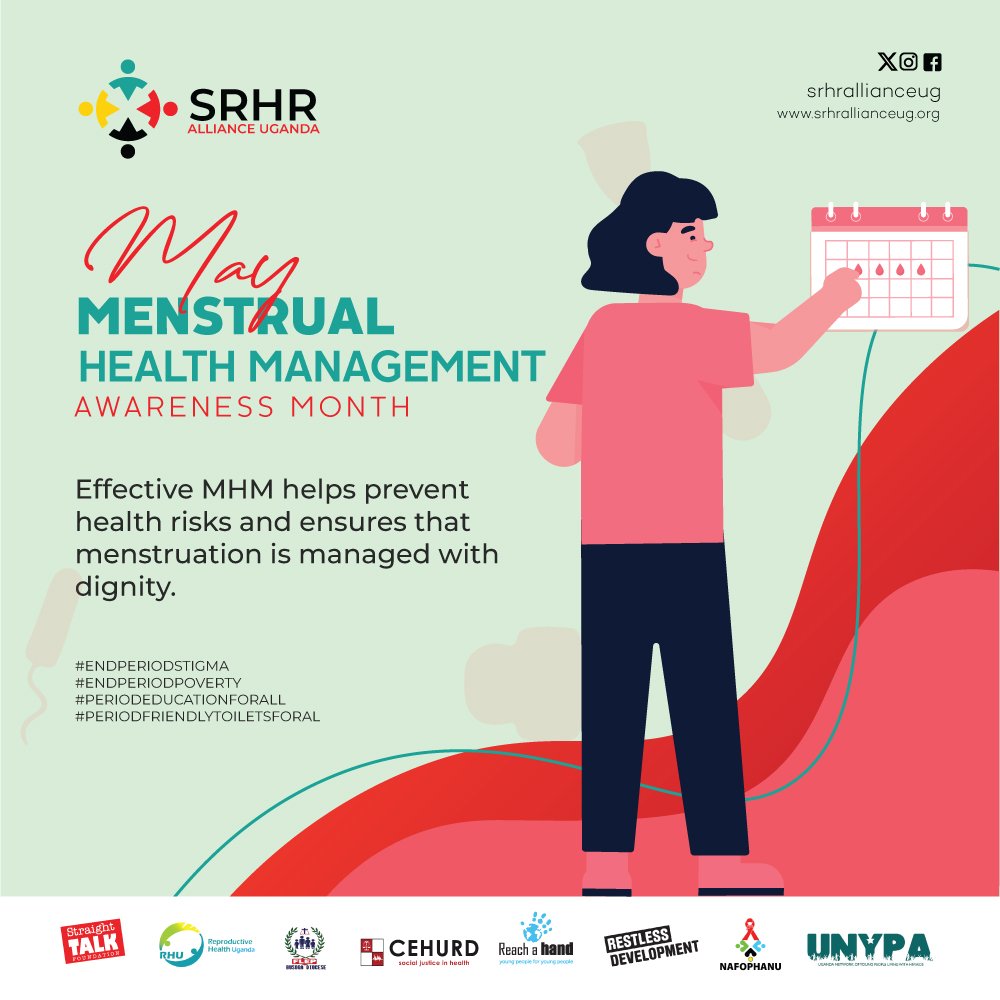 May marks the beginning of Menstrual Health Awareness Month! Let's break the silence and stigma surrounding menstruation as we push for effective MHM to prevent health risks and ensure menstruation is managed with dignity. #MHM24 #BreakTheStigma #Empowerment 🩸✨