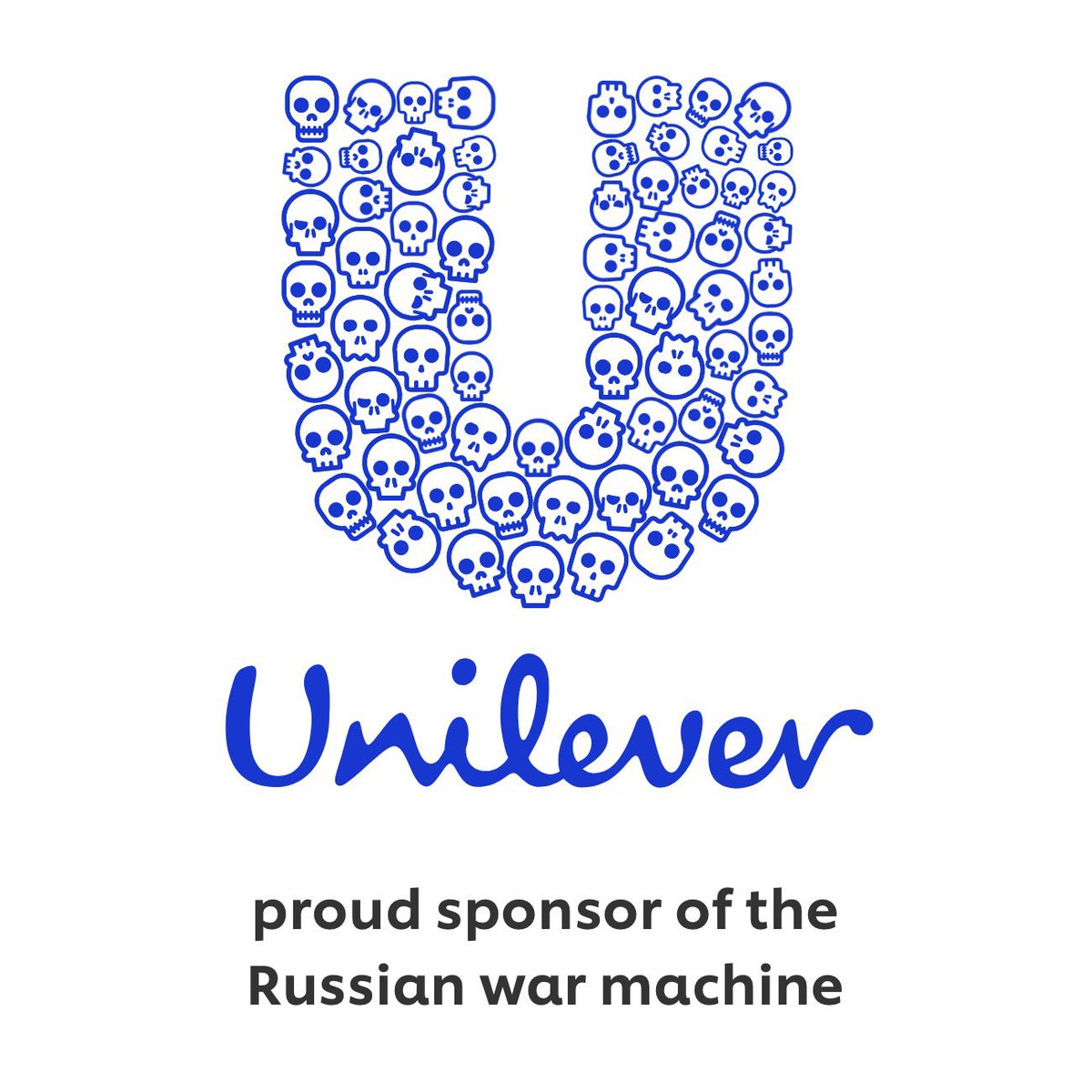 @Unilever Improving living standards as in Ukraine where people are bombed because of your tax money for Ruzzia? You are a joke #boycottunilever