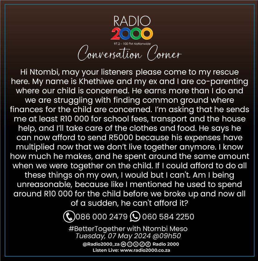 #ConversationCorner on #BetterTogether 

#Radio2000