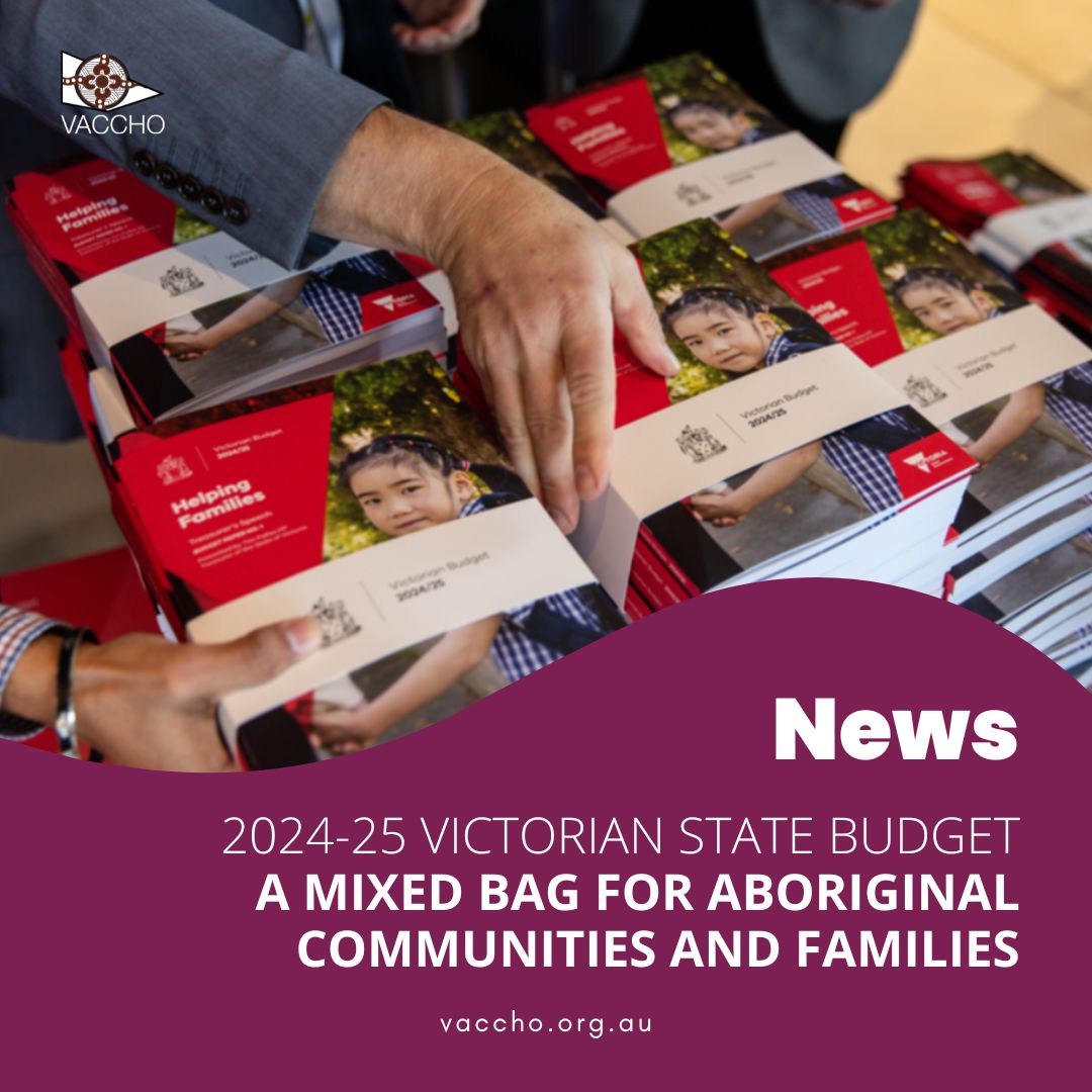 VACCHO acknowledges Vic Gov’s focus on families in the 2024-25 Budget. However, today’s budget falls short of the commitment needed to support ACCOs who champion Aboriginal culture to keep families strong. buff.ly/3QXcBob #VicBudget #SpringSt #AboriginalFamilies