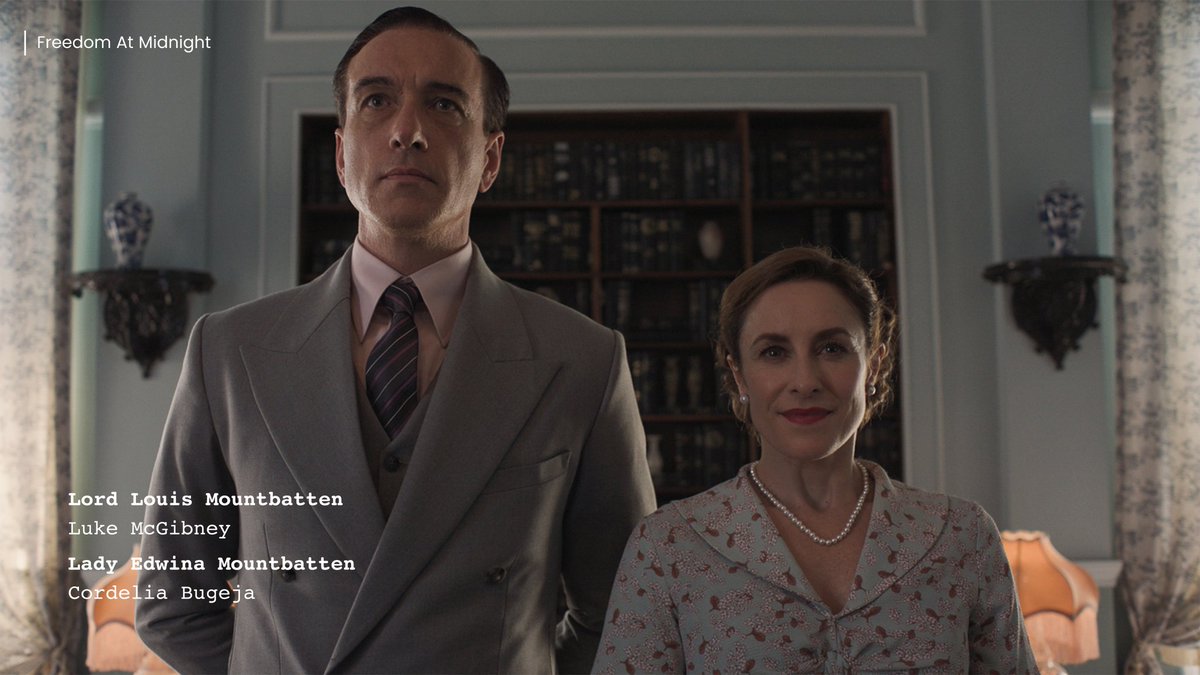 Stellar international cast on board 
<a href="/SonyLIV/">Sony LIV</a> 's #FreedomAtMidnight

Luke McGibney as Lord Louis Mountbatten 
Cordelia Bugeja as  Lady Edwina Mountbatten
Alistair Finlay as Archibald Wavell
Andrew Cullum as British PM Clement Attlee
Richard Teverson as Cyril Radcliffe