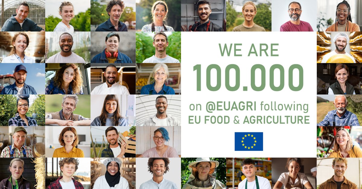 ✨The <a href="/EUAgri/">EU Agriculture🌱</a> community keeps growing! 🚜💨

🎉Thanks to everyone passionate and engaged in sharing views on EU agriculture, rural areas, food quality and all agri-topics.

🌱Stay tuned! We will keep you posted!