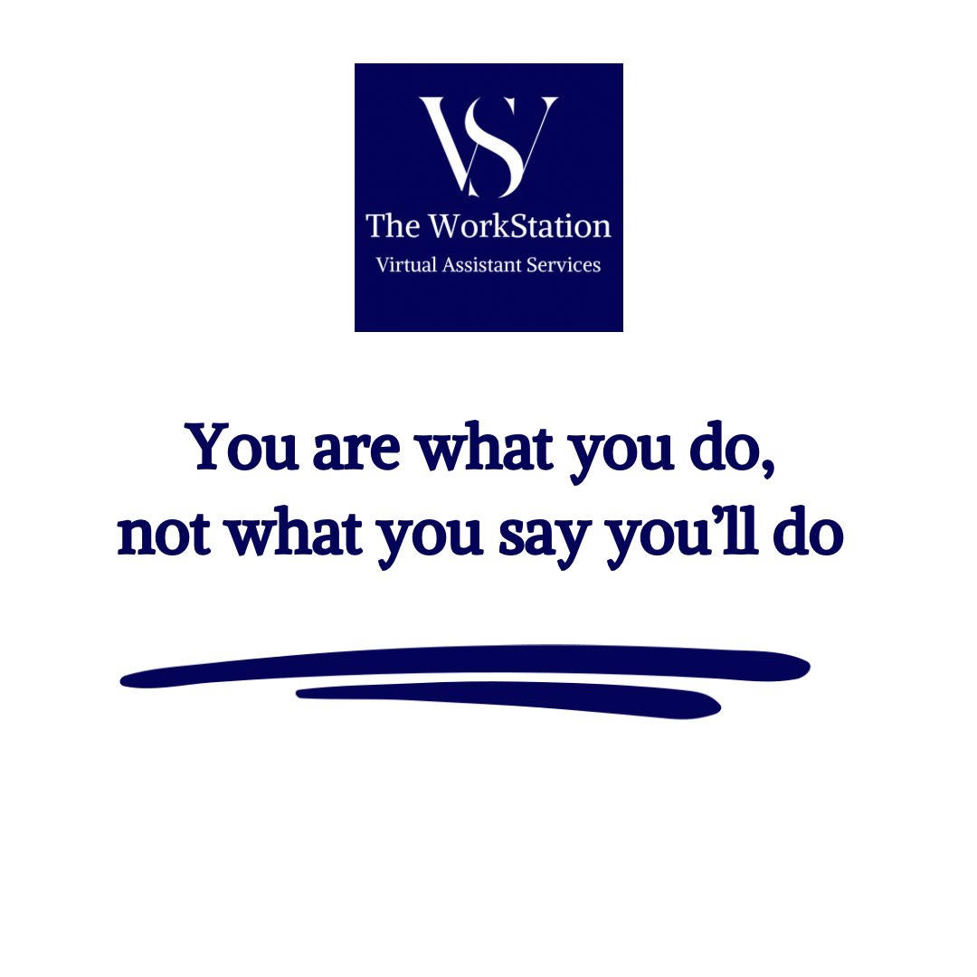 One of the qualities we look for in hired help is reliability. Someone who will get the job done ✅ As a Virtual Assistant, time management is important. It’s crucial to manage client expectations ⏰ Think of the promises you make as a verbal contract 📋 #Partnership #MHHSBD