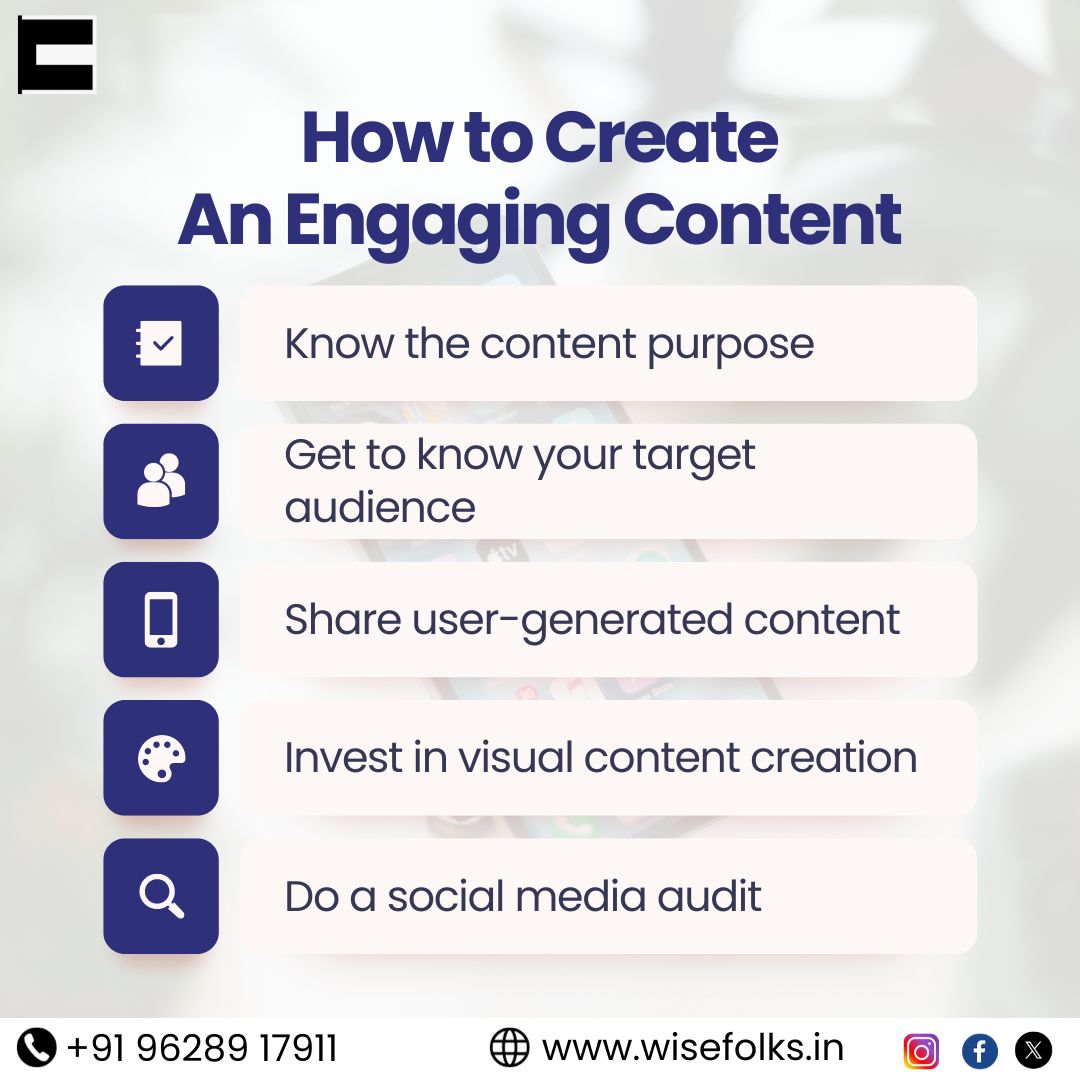 How to Create An Engaging Content
#content #contentmarketing #socialmedia #contentcreator #WisefolksMedia