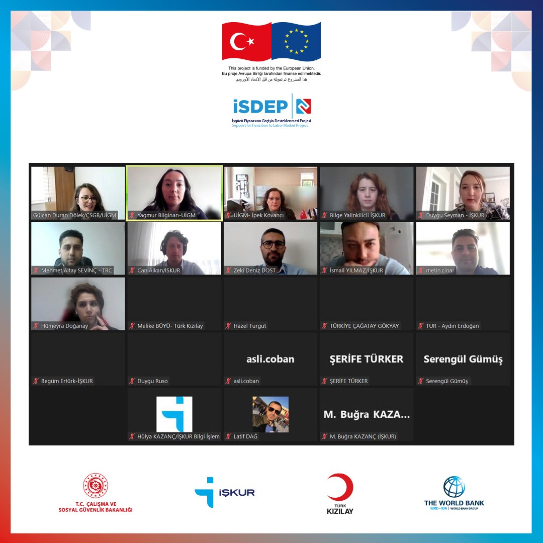 Proje kapsamında Uluslararası İşgücü Genel Müdürlüğü tarafından İŞKUR Genel Müdürlüğü ve Türk Kızılay proje ekipleri ile birlikte 3. Koordinasyon Toplantısı 2 Mayıs tarihinde gerçekleştirildi. #isdep2 #csgb #uigm #iskur #kizilay