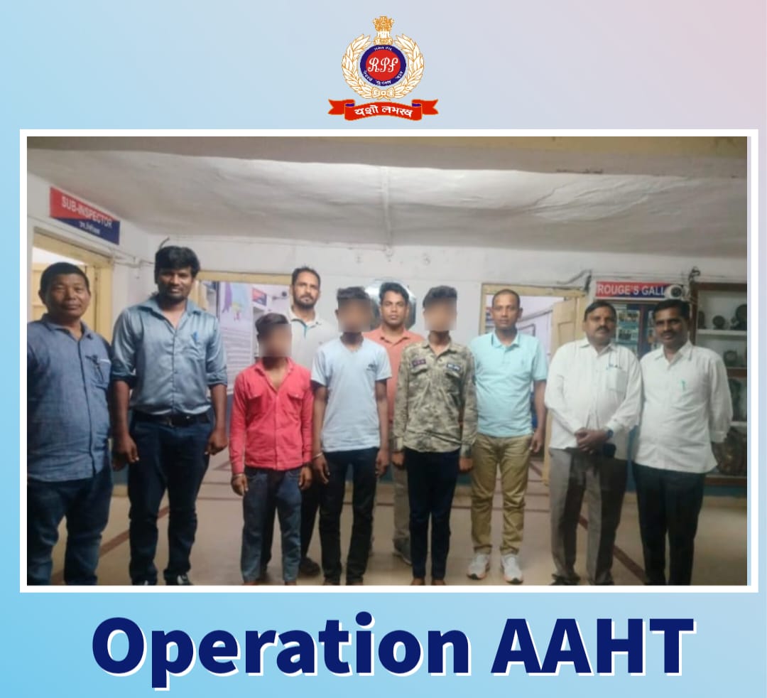 Teamwork of #RPF Kazipet, #GRP, @BBAIndia and #ChildProtection units rendered a major blow to #ChildTrafficking- rescued 3 minors and arrested 2 traffickers Don't be a spectator. Your timely tip can mean a lifetime of freedom for someone. #OperationAAHT @rpf_scr1