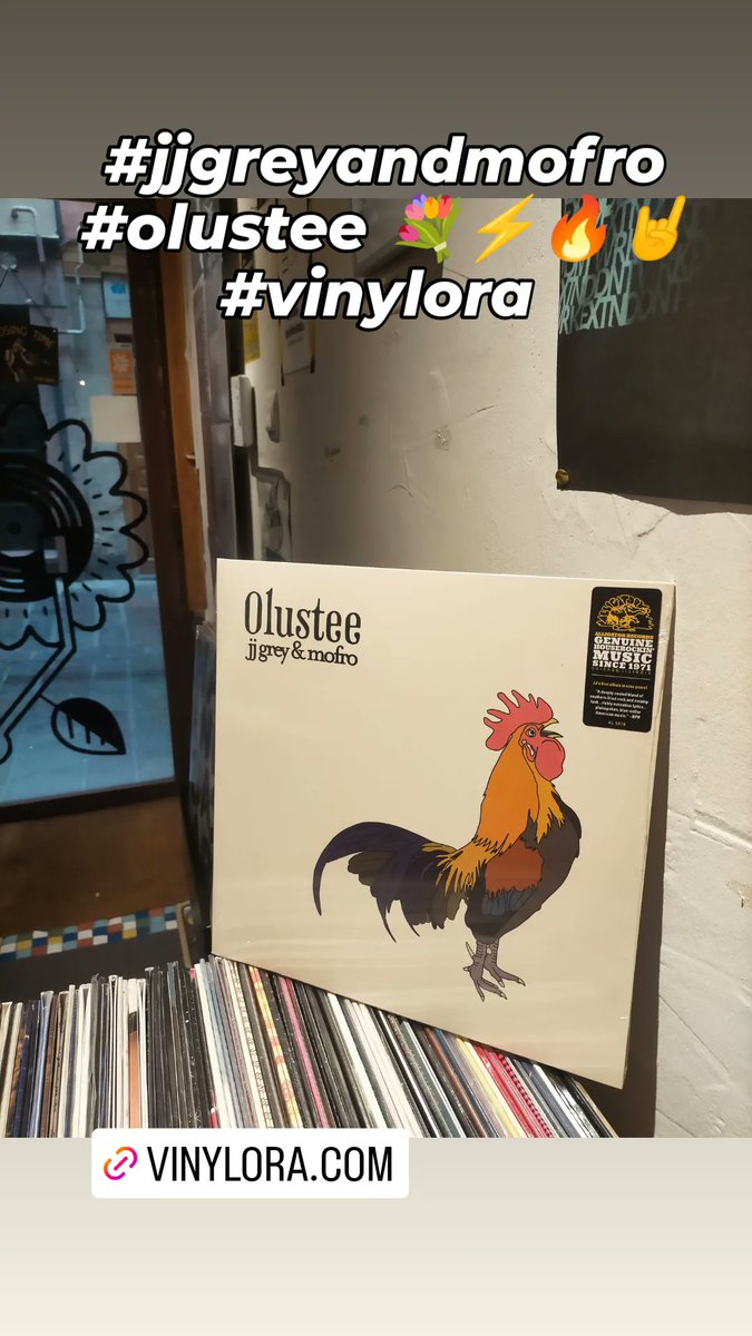 #jjgreyandmofro #olustee 💐⚡🔥🤘
#vinylora #vinylcollection #vinylrecords #vinyljunkie #vinylcommunity #vinylstore #vitoriagasteiz #aldezaharra #lacorre #saveyourlocalrecordstore  vinylora.com/tienda/0145515…